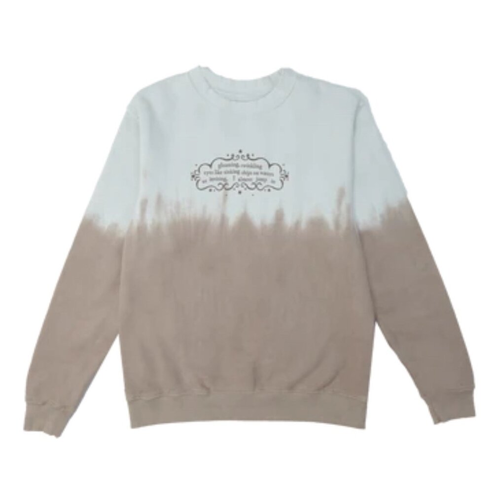 Taylor Swift “Gleaming, Twinkling” Gold Rush Crewneck Sweatshirt Evermore - Picture 4 of 7